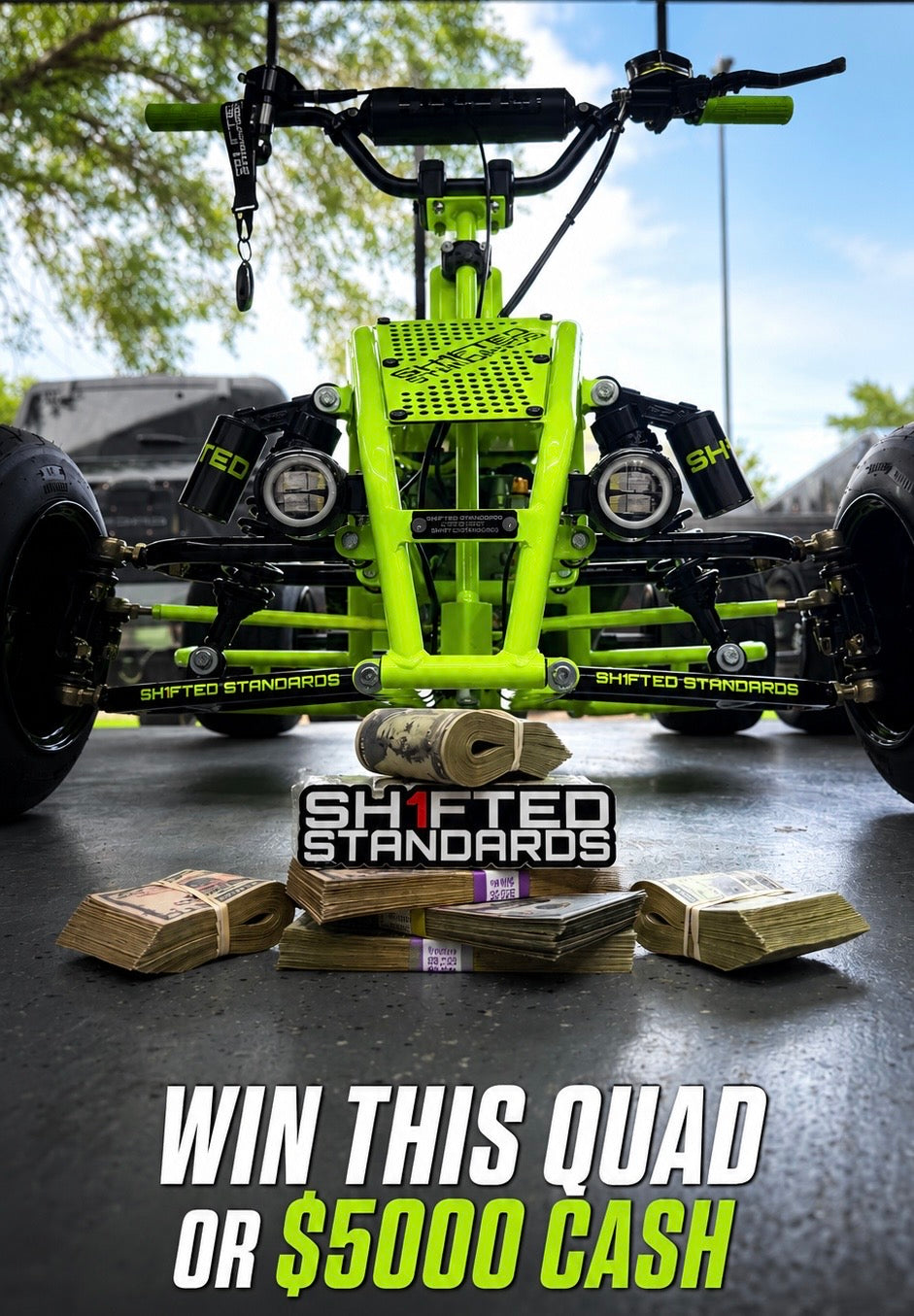 SH1FTED STANDARDS GIVEAWAY ENTRY STICKER