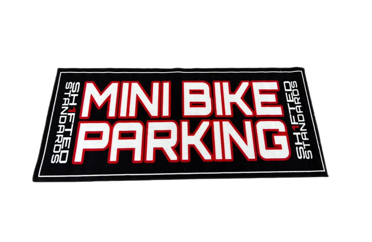 Mini Bike Showroom Carpet For All Mini Bikes Parking Mat Garage Pad