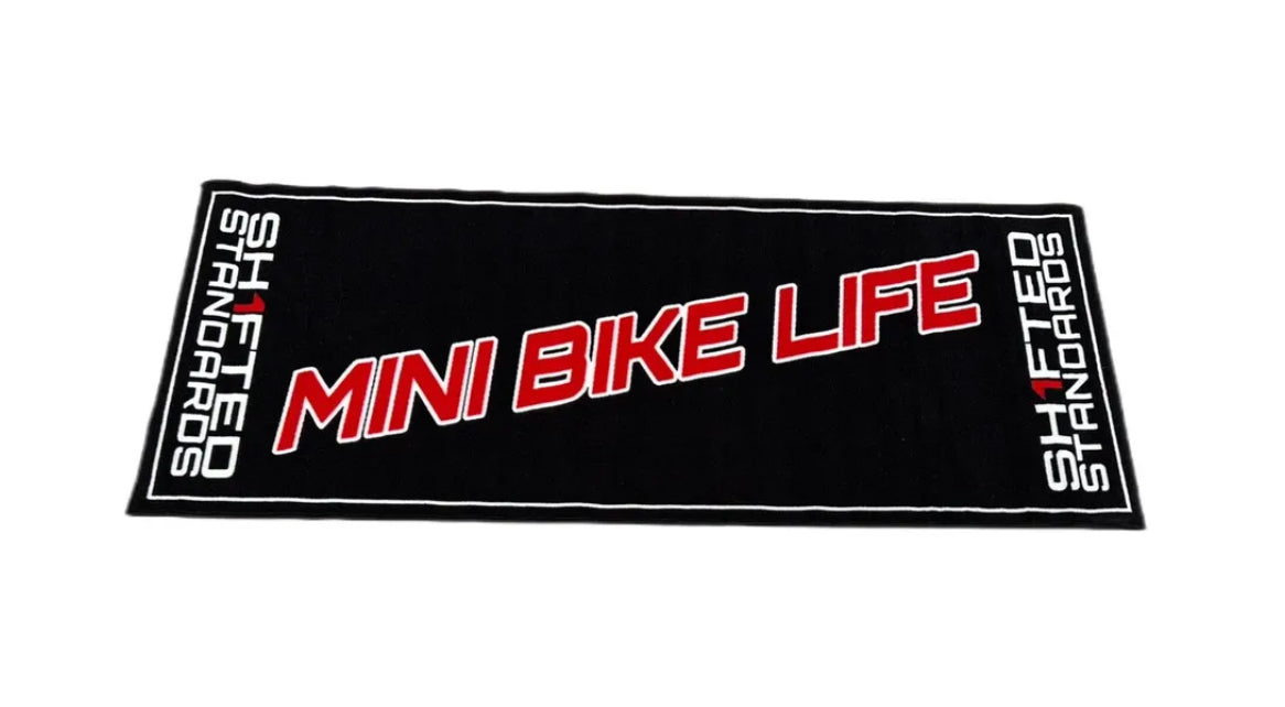 Mini Bike Showroom Carpet For All Mini Bikes Parking Mat Garage Pad